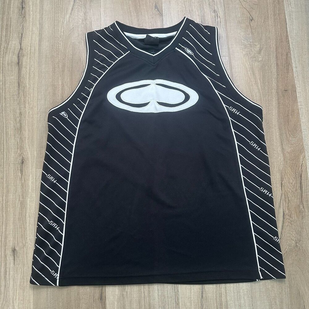 Vintage Y2K SRH Supporting Radical Habits Spade Jersey Mens Large L Black/White